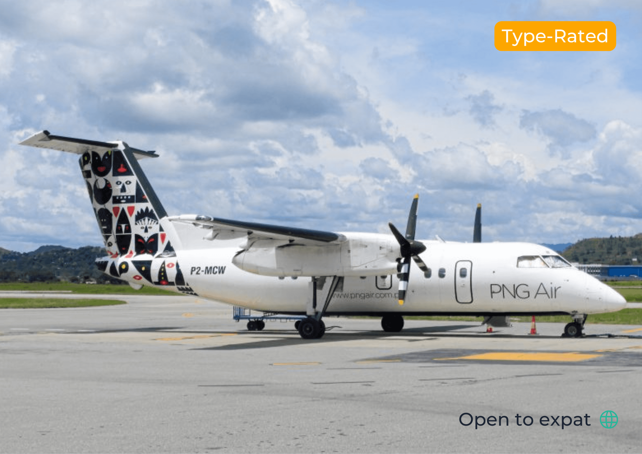 PNG Air AT76 DHC 8-100 aircraft