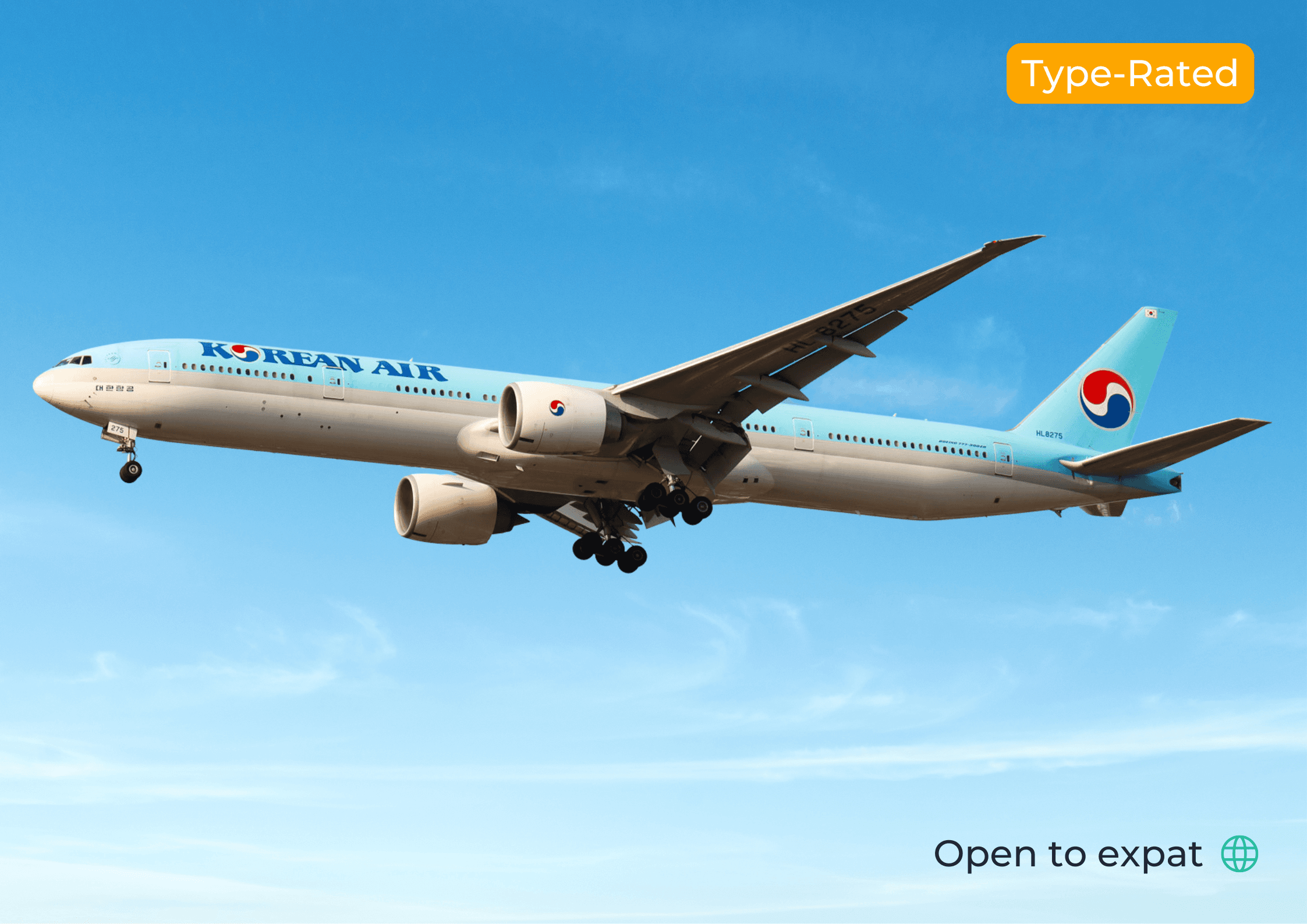 Korean Air B772 B773 B77L B77W B778 B779 aircraft