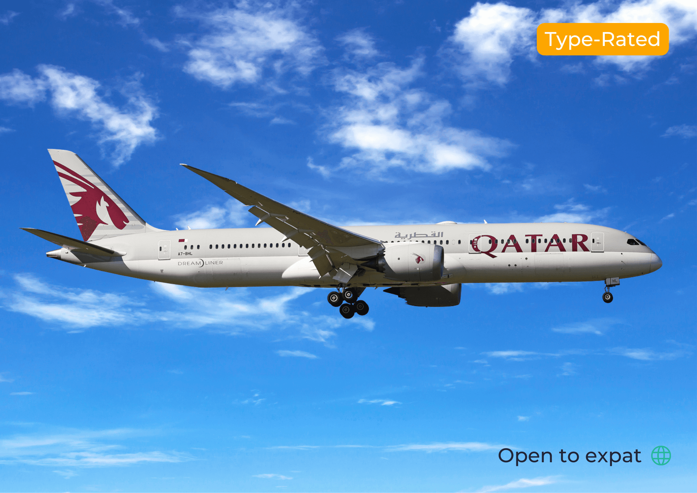Qatar Airways B747 B777 B787 aircraft